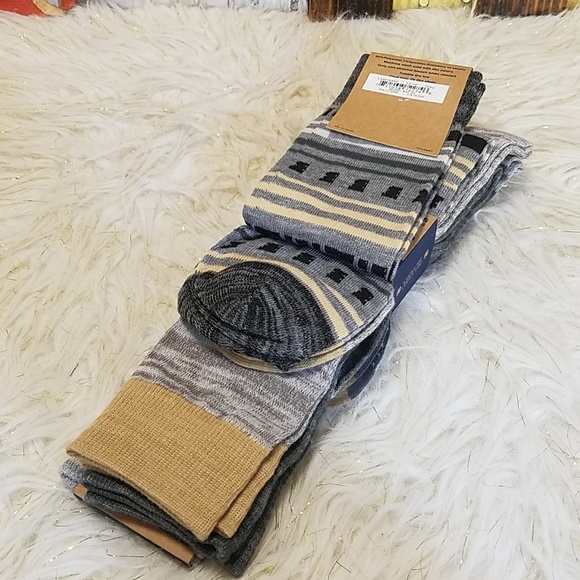 Lucky Brand Crew Socks Mens Size 13-16 4 Pack - Picture 3 of 6